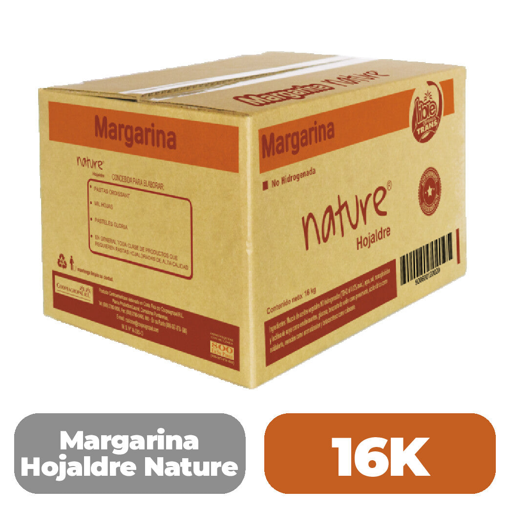 Manteca Nature 16 Kg Hojaldre