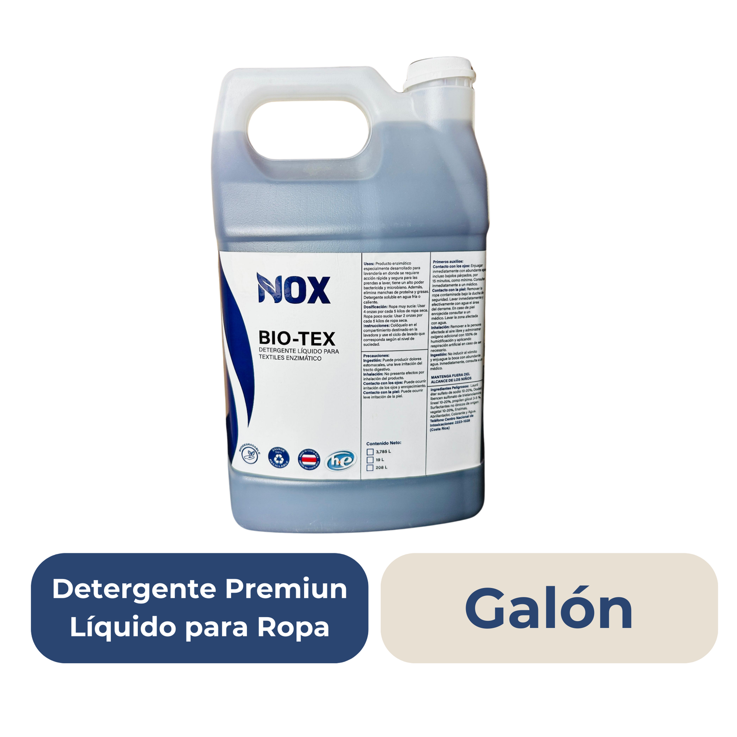 Detergente Nett Premiun Liquído para Ropa Galón