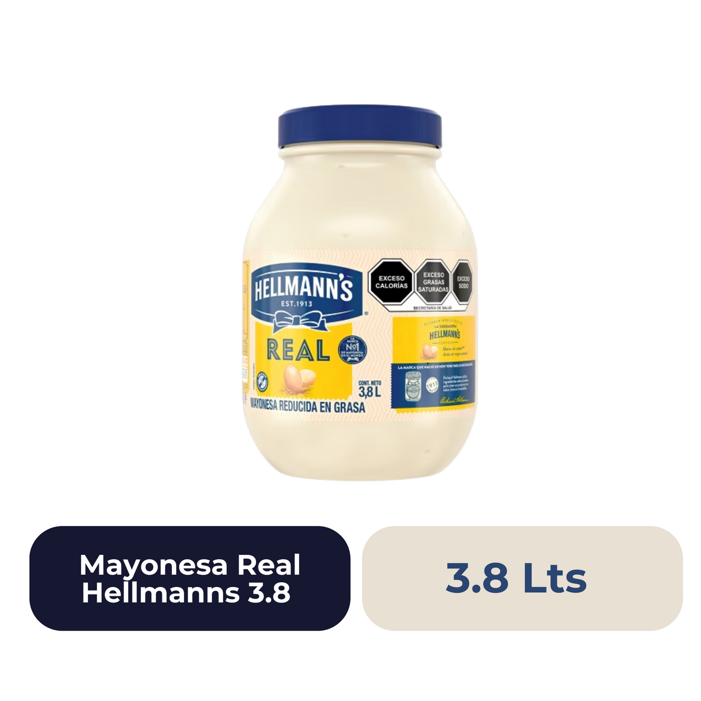 Mayonesa Real Hellmanns 3.8 Litros