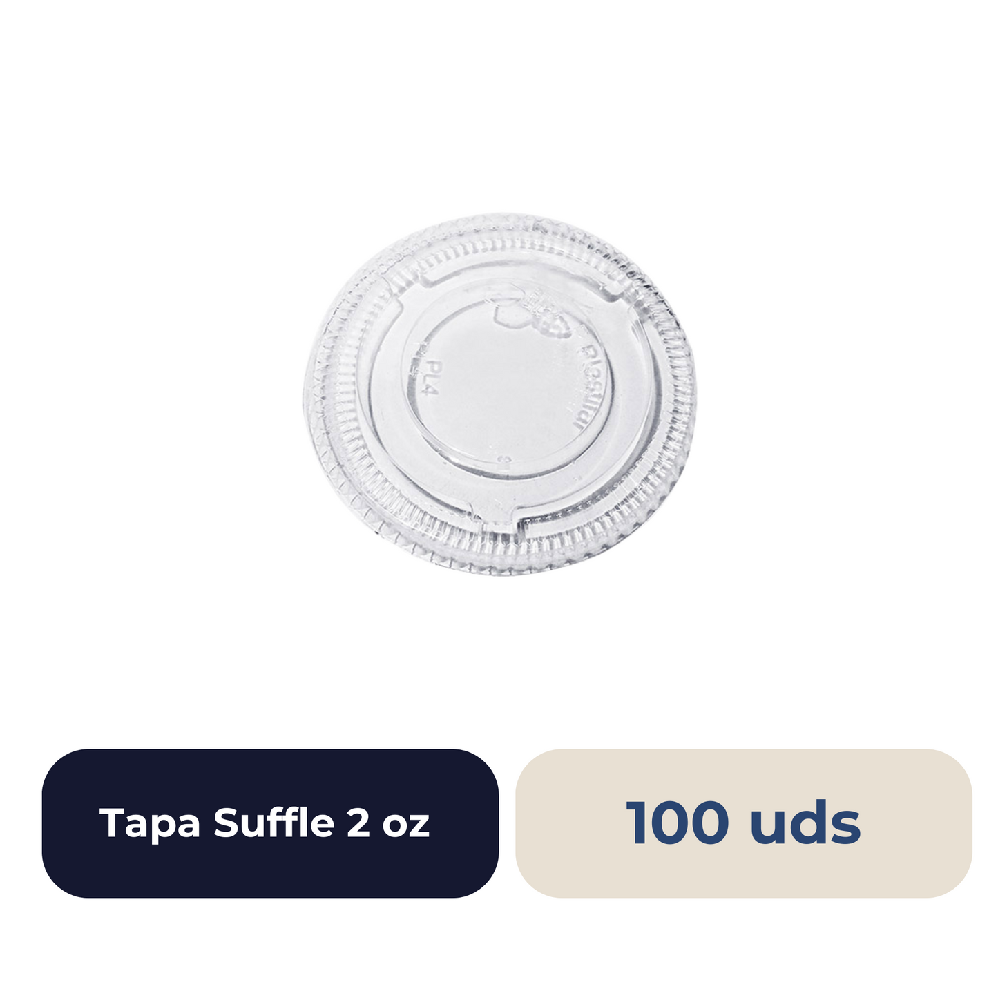 Tapa Suffle 2 oz 100 unidades