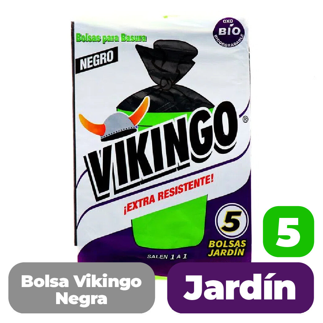 Viking Garden Bag Black 5 pcs