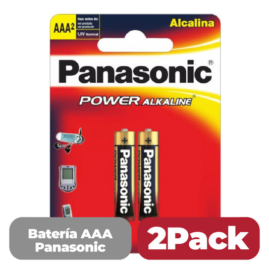 Baterías Panasonic Alcalina AAA