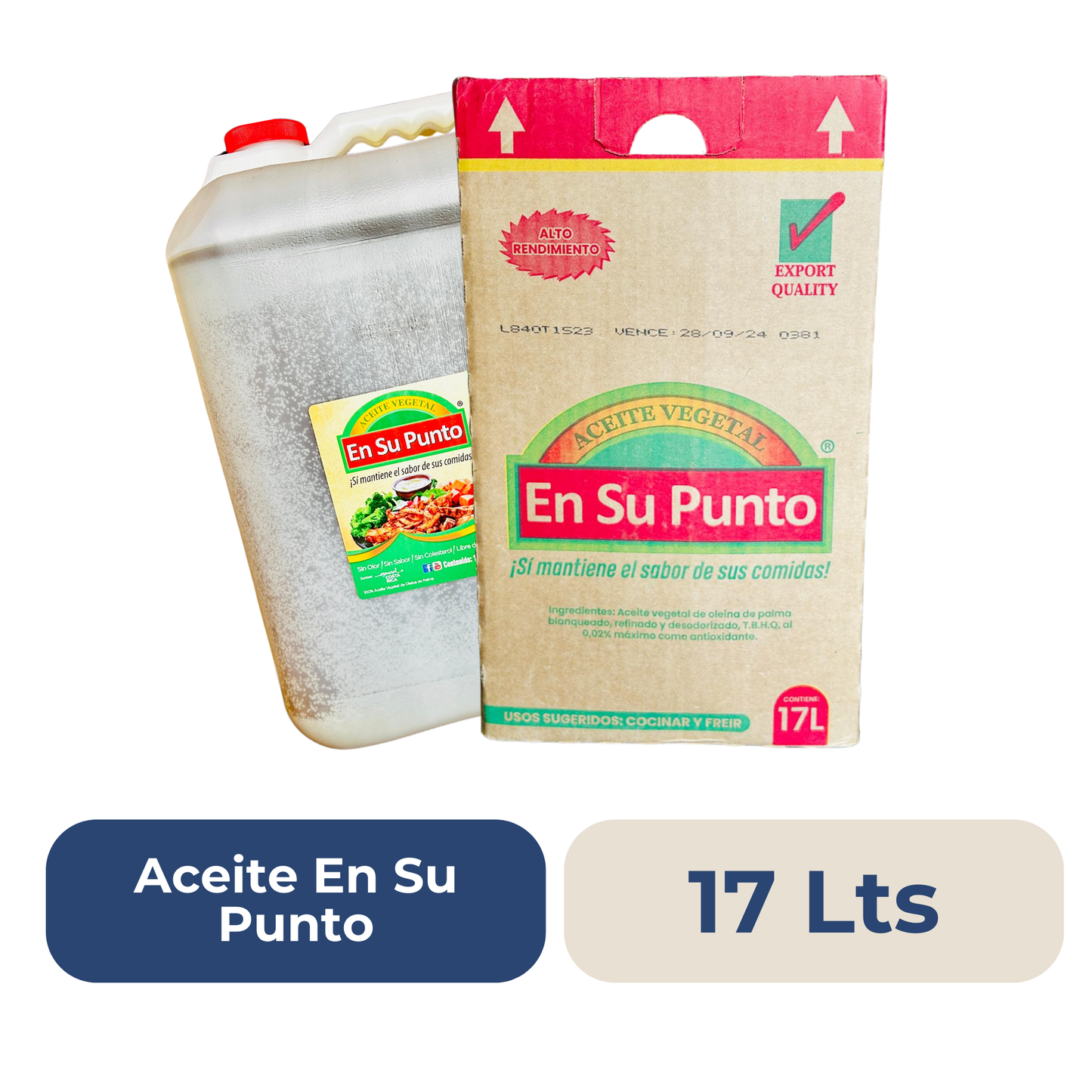 Aceite en su Punto 17 Ltrs