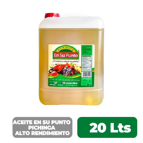 Aceite en su Punto Pichinga 20 Lt de Alto Rendimiento