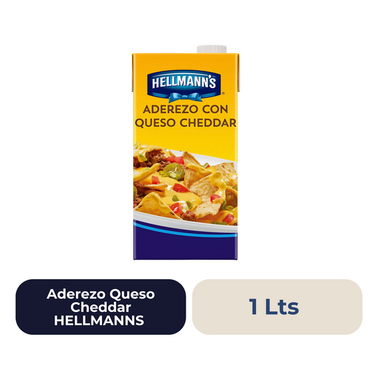 Aderezo Queso Cheddar HELLMANNS 1 Litro