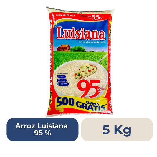 Arroz Luisiana 95% 5Kg