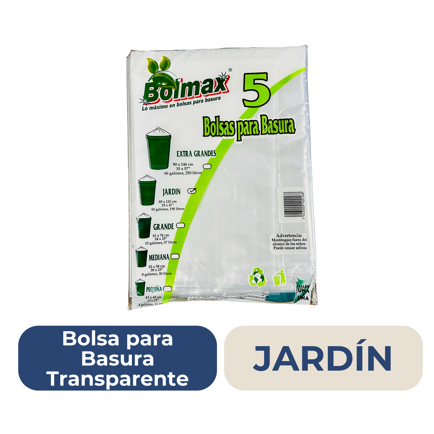 Bolmax Transparent Garbage Bag