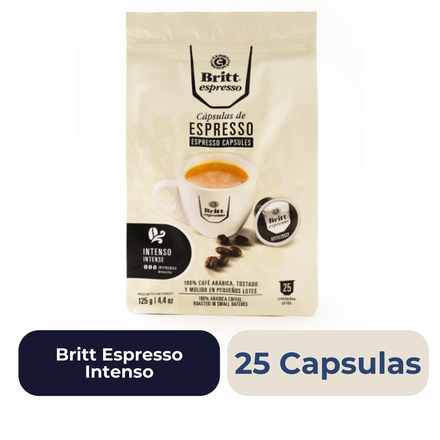 Britt Espresso Intenso 25 Capsulas