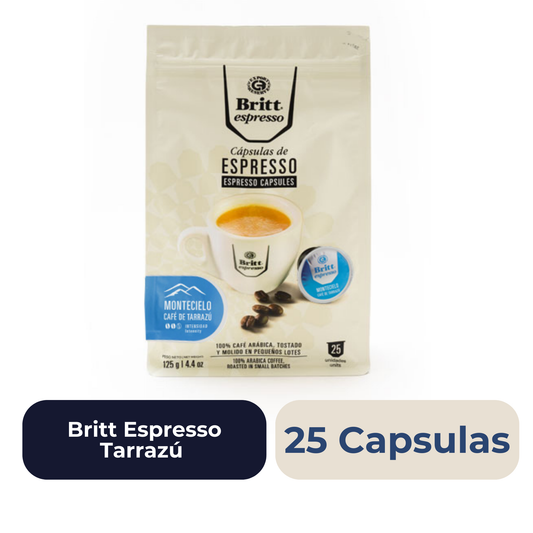 Britt Espresso Tarrazu 25 Capsulas