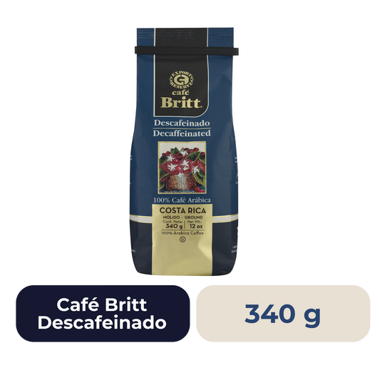 Café Britt Descafeinado Molido 340 g