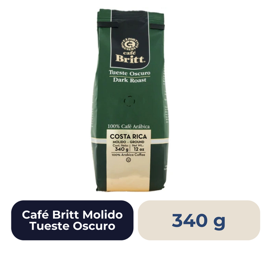 Café Britt Molido Tostado Oscuro 340 g