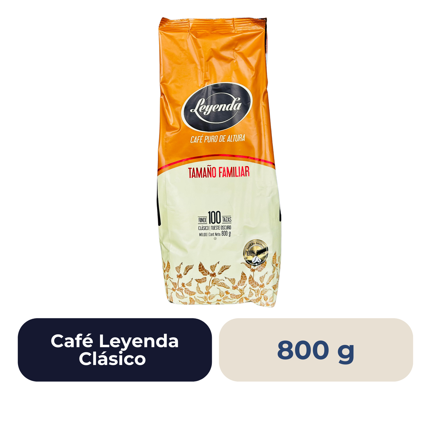 Café Leyenda Clásico Molido 800 g