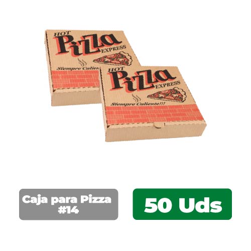 Caja para Pizza #14 50 Uds