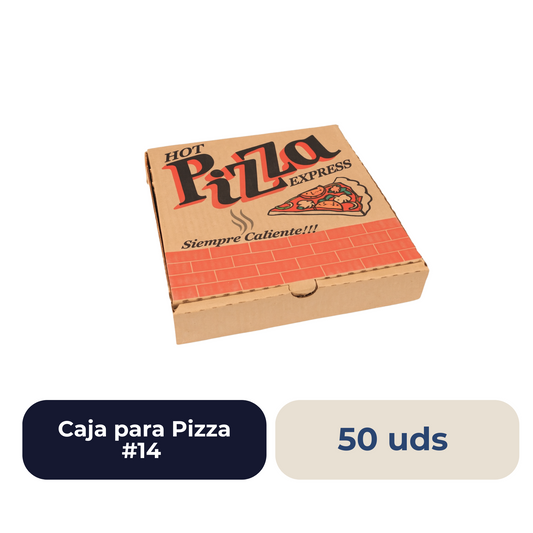 Caja para Pizza #14 50 unidades