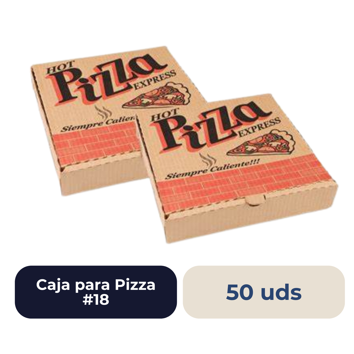 Caja para Pizza #18 50 Uds