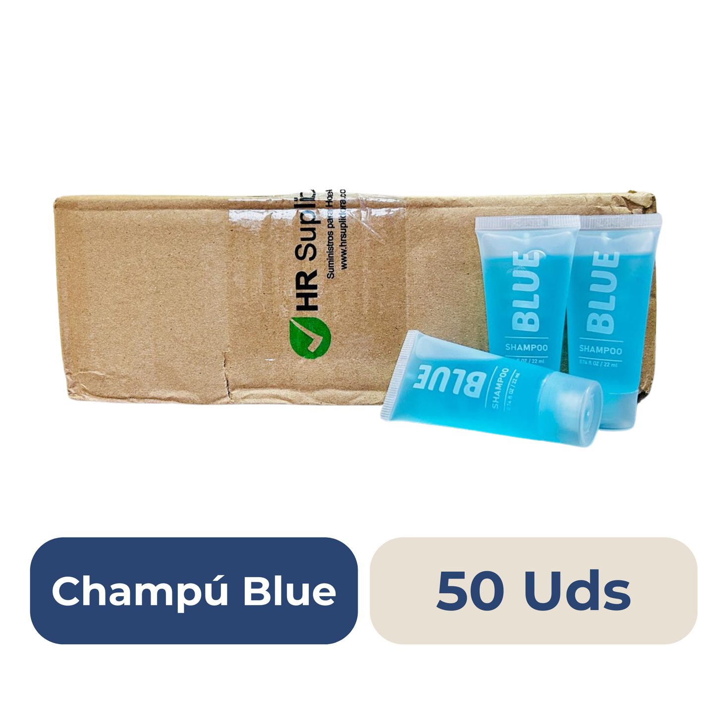 Champú Blue 22ml 50 uds