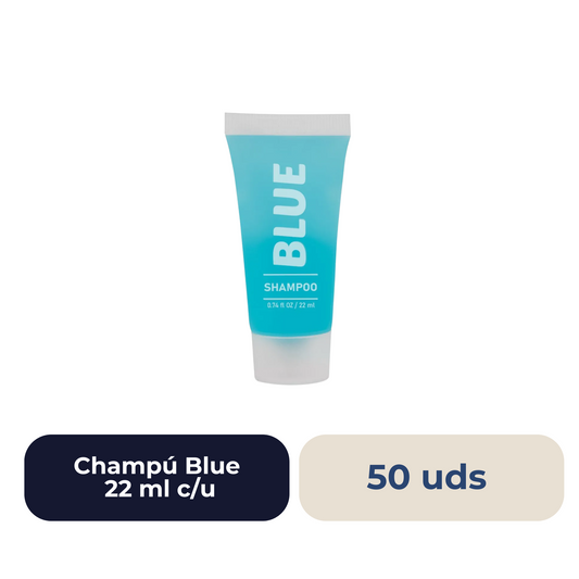 Champú Blue 50 Unidades de 22 ml cada una