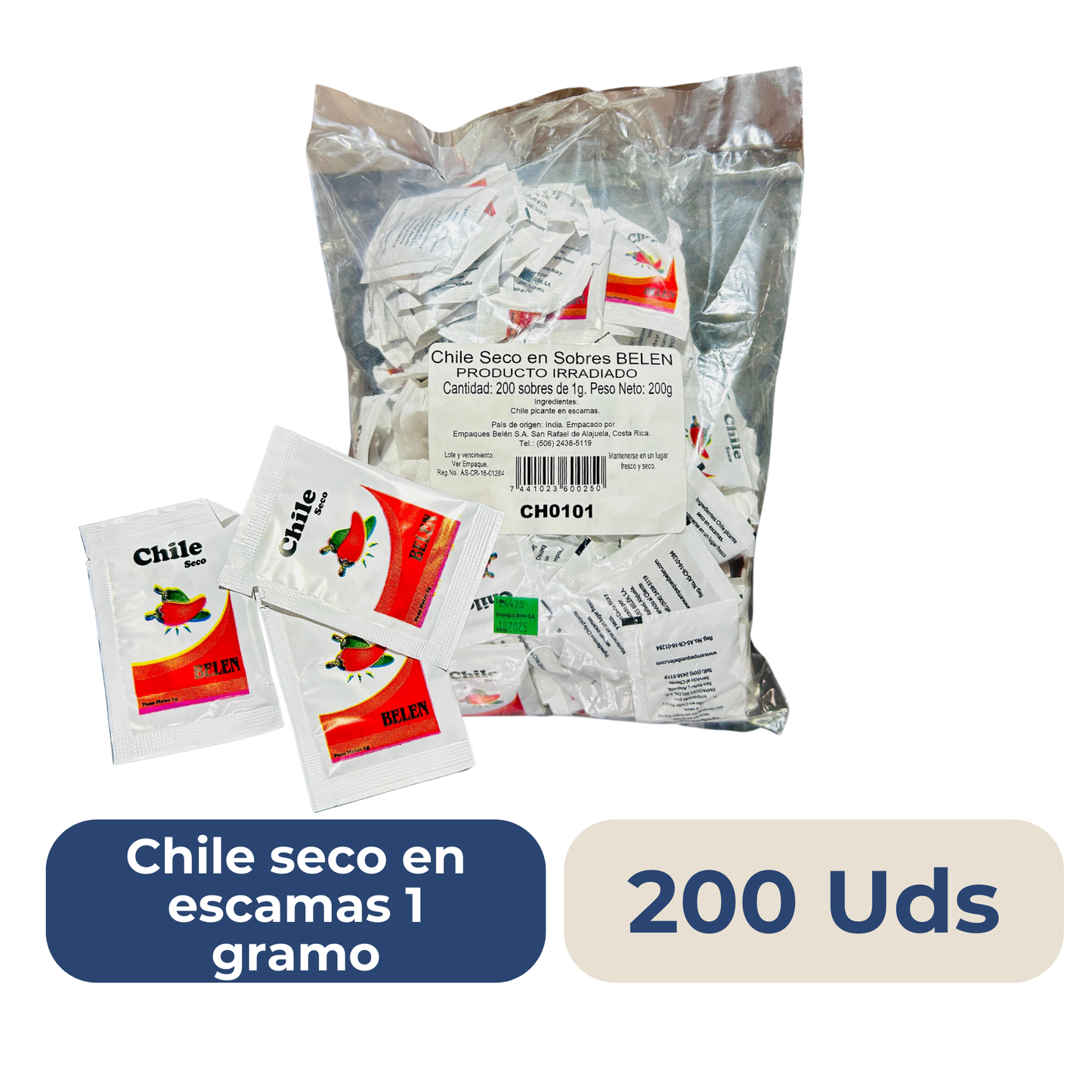 Chile en Escamas 200 uds