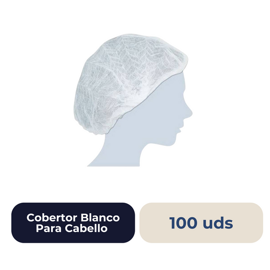 Cobertor Blanco Para Cabello 100 Unidades