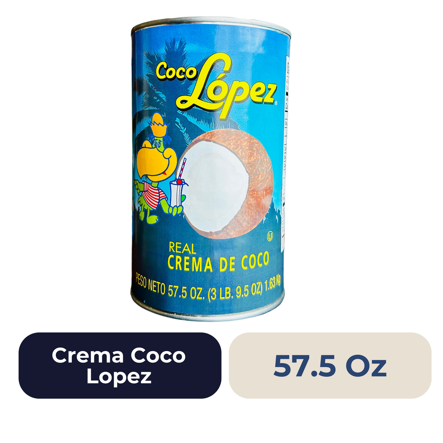 Crema Coco Lopez Lata 57.5 Oz