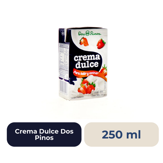 Crema Dulce Dos Pinos 250 ml