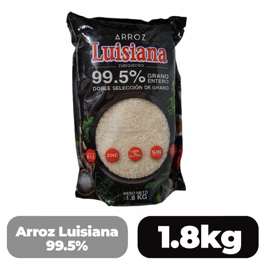 Arroz Luisiana 99.5% Grano Entero 1.8 Kg