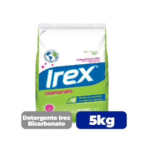 Detergente Irex Bicarbonato 5 Kgs