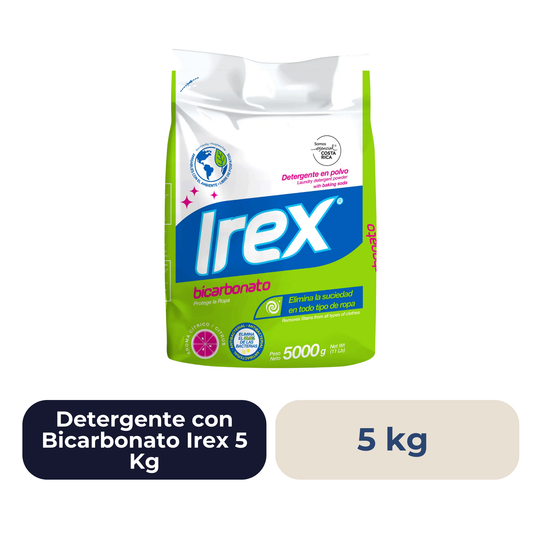 Detergente con Bicarbonato Irex 5 Kg