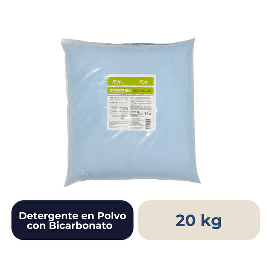 Irex Detergente en Polvo con Bicarbonato  20 Kg