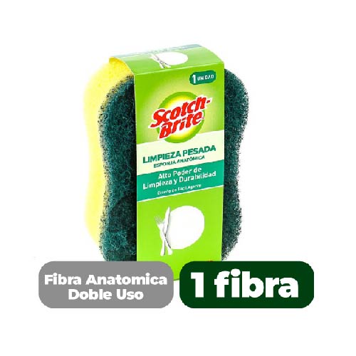 Fibra Doble Uso Anatómica Scotch Brite