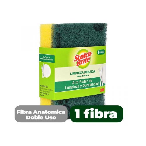 Fibra Scotch Brite Doble Uso Anatómica