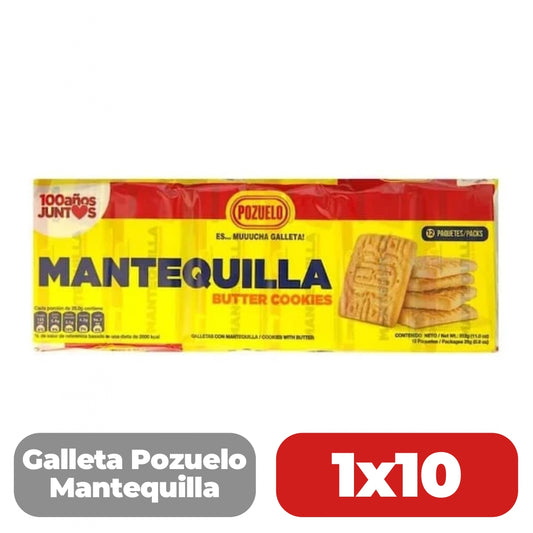 Galleta Pozuelo Mantequilla 10 uds