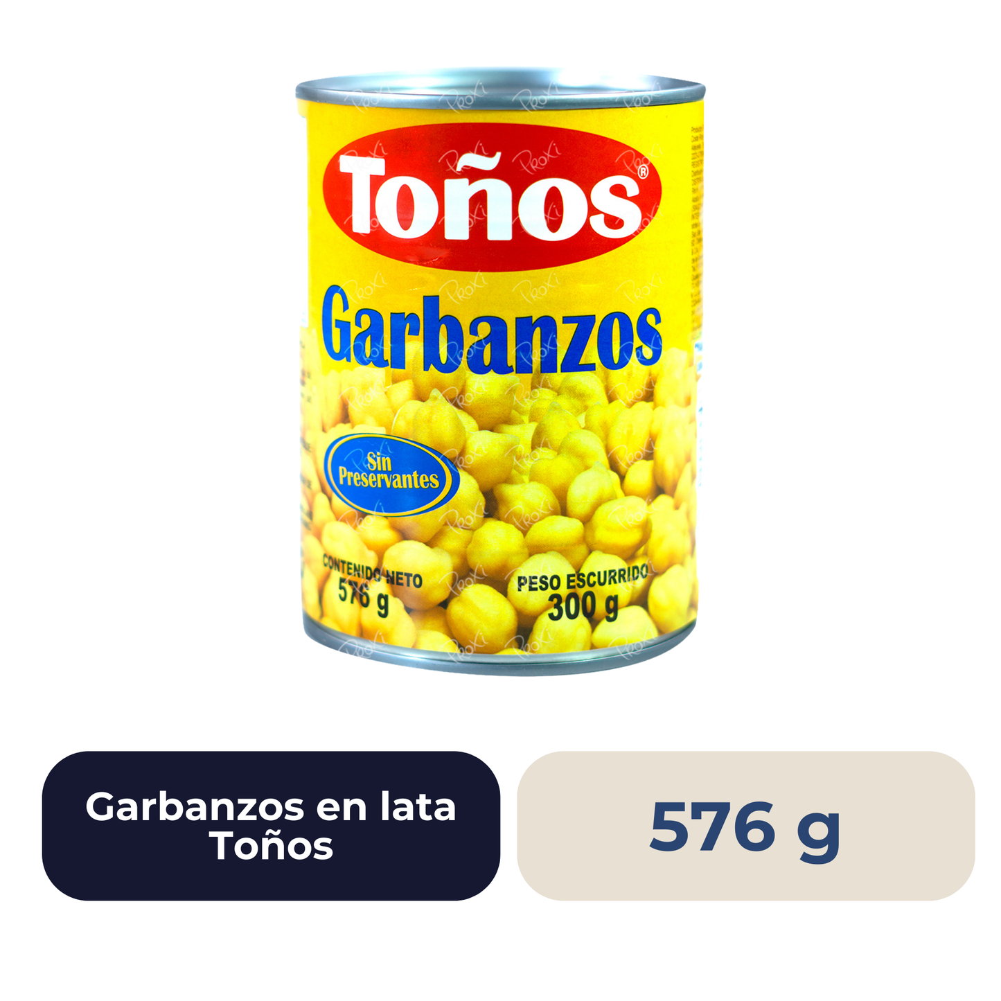 Garbanzos en Lata Toños 576 g