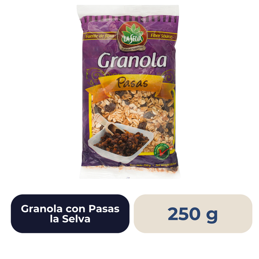 Granola con Pasas la Selva 250 g