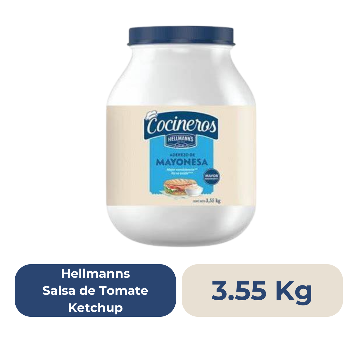 Aderezo Mayonesa Hellmanns Cocineros 3.55 Kgs