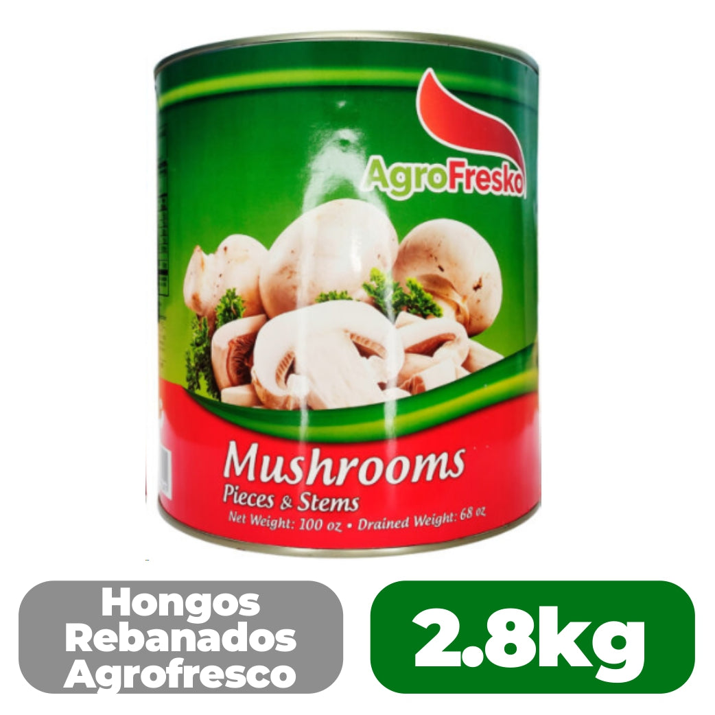 Agrofresko Sliced ​​Mushrooms 2.8 Kg