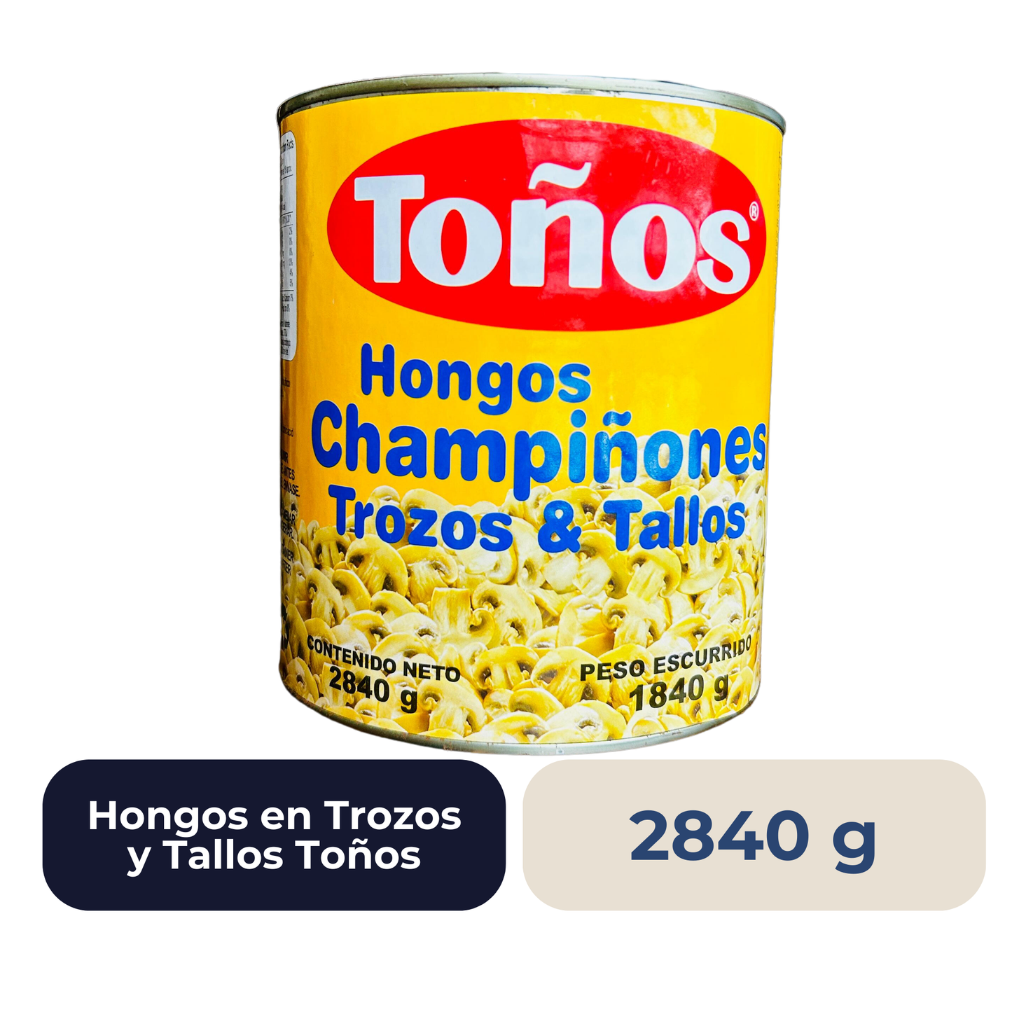 Hongos Rebanados Tarro 2840 g