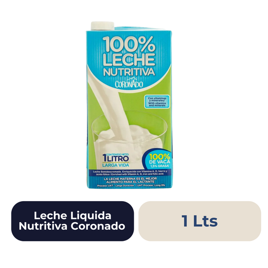 Leche Liquida Nutritiva Coronado 1 litro