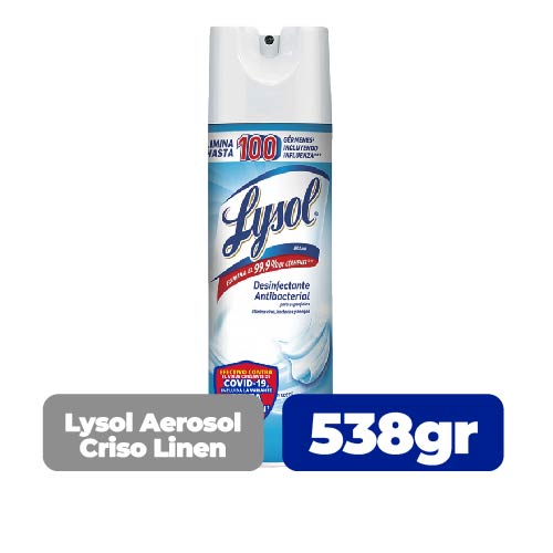 Lysol Criso Linen Aerosol 538 Grs