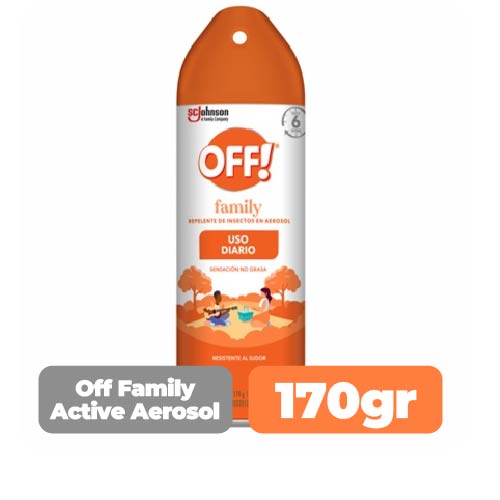 OFF Family Active Aerosol 6 Oz