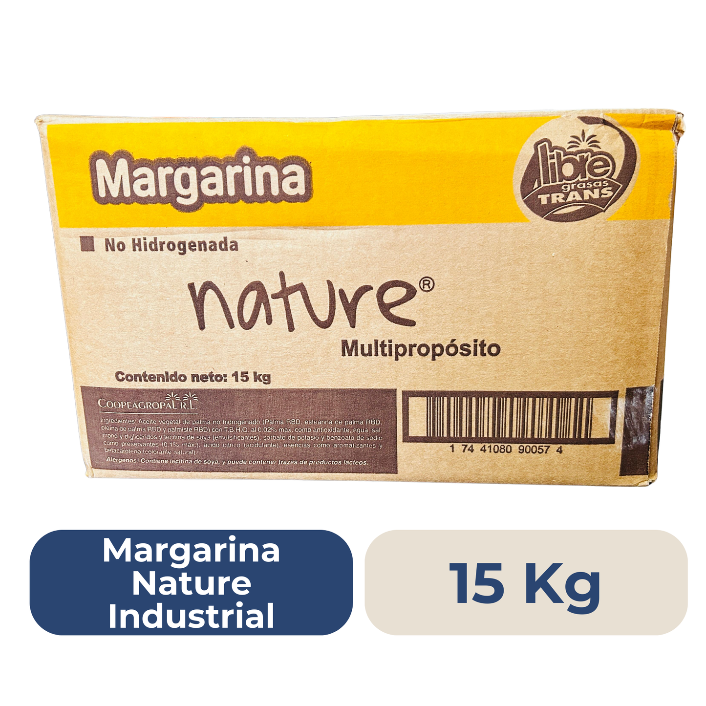 Margarina Nature Industrial 15 Kg