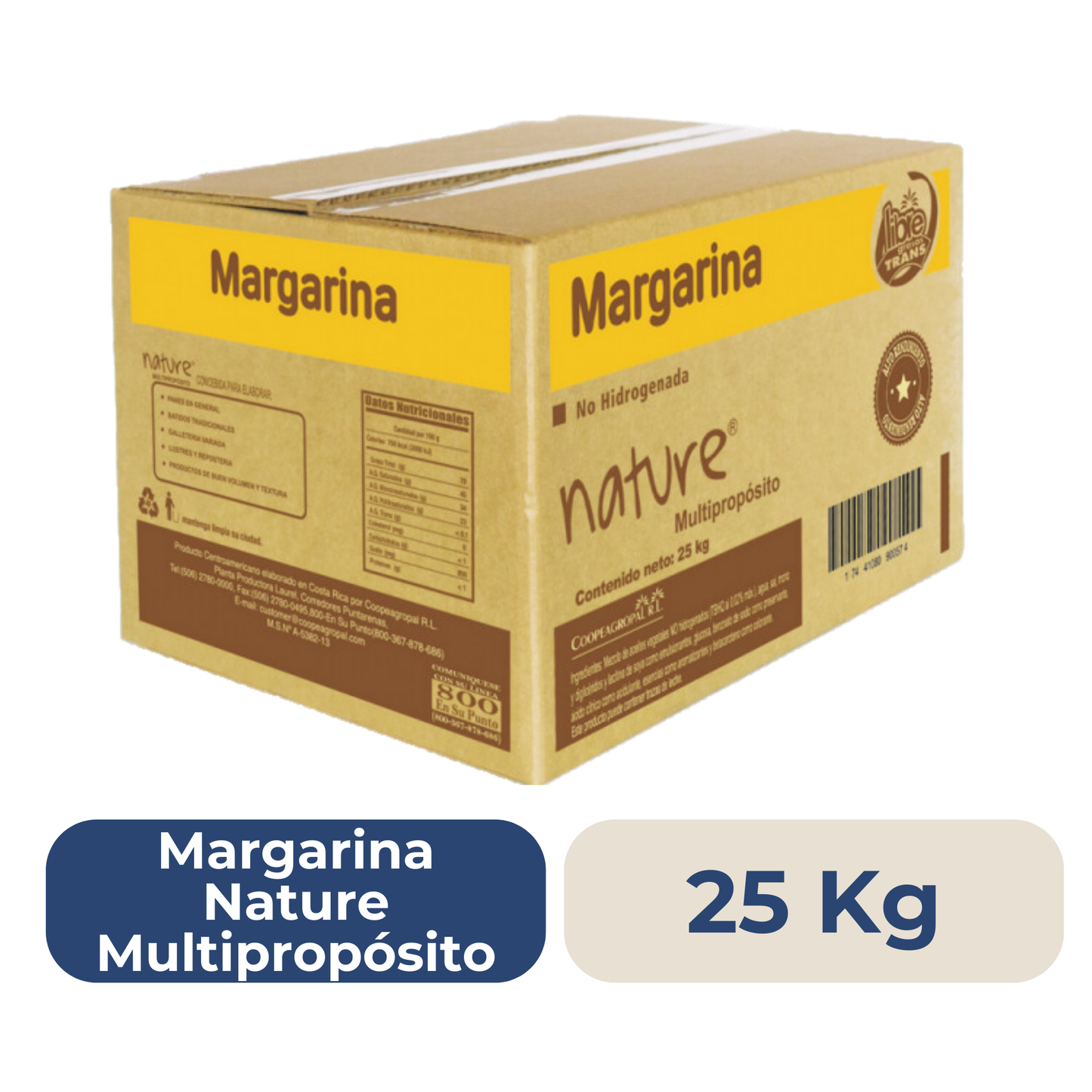 Margarina Nature Multipropósito 25 Kg