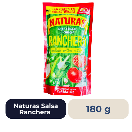 Salsa Naturas Ranchera 180 grs