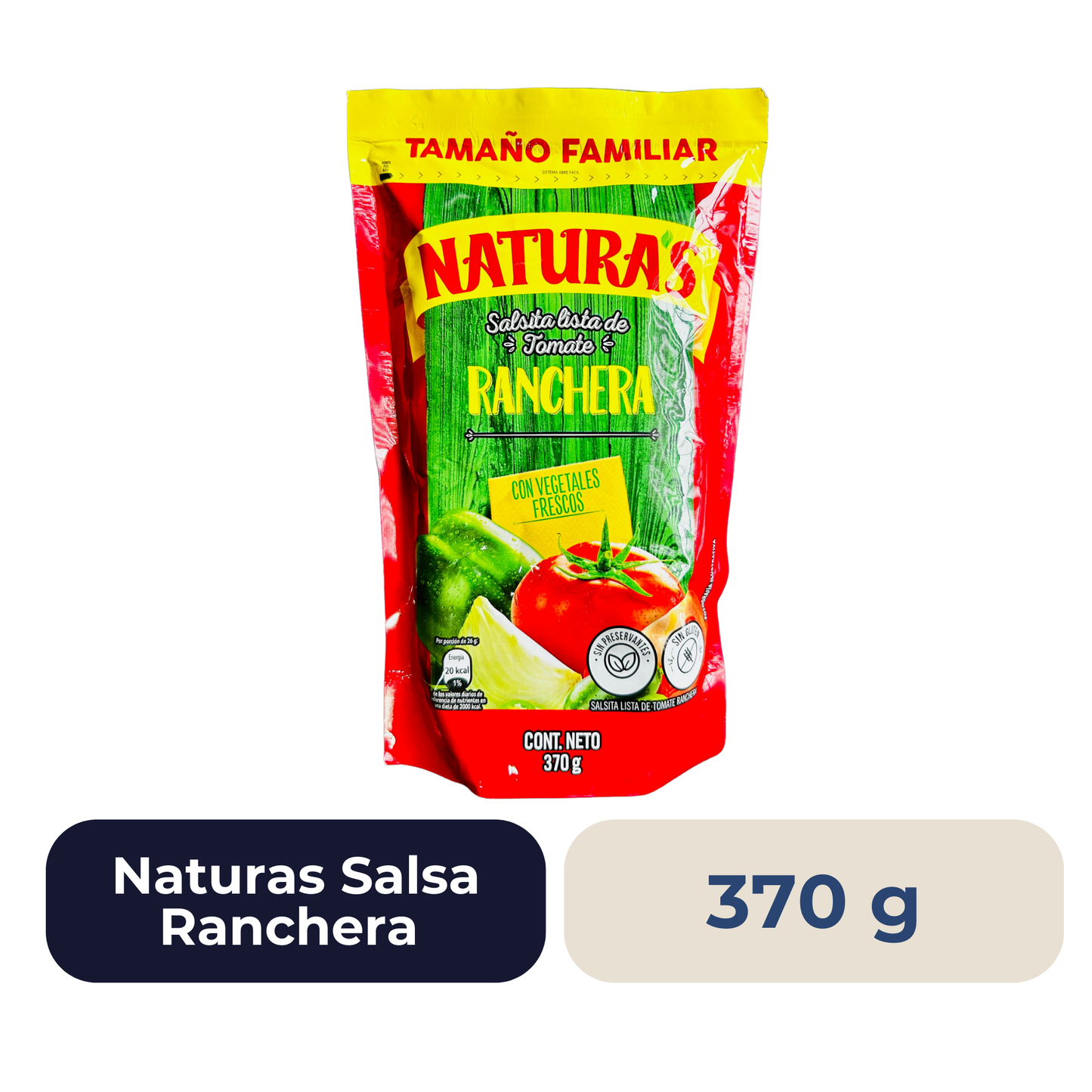 Salsa Naturas Ranchera 370 grs