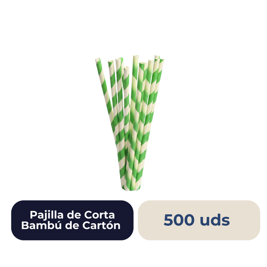 Pajilla de Corta Bambú de Cartón