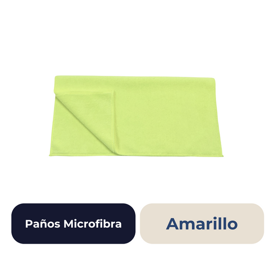Paños Microfibra Amarillos