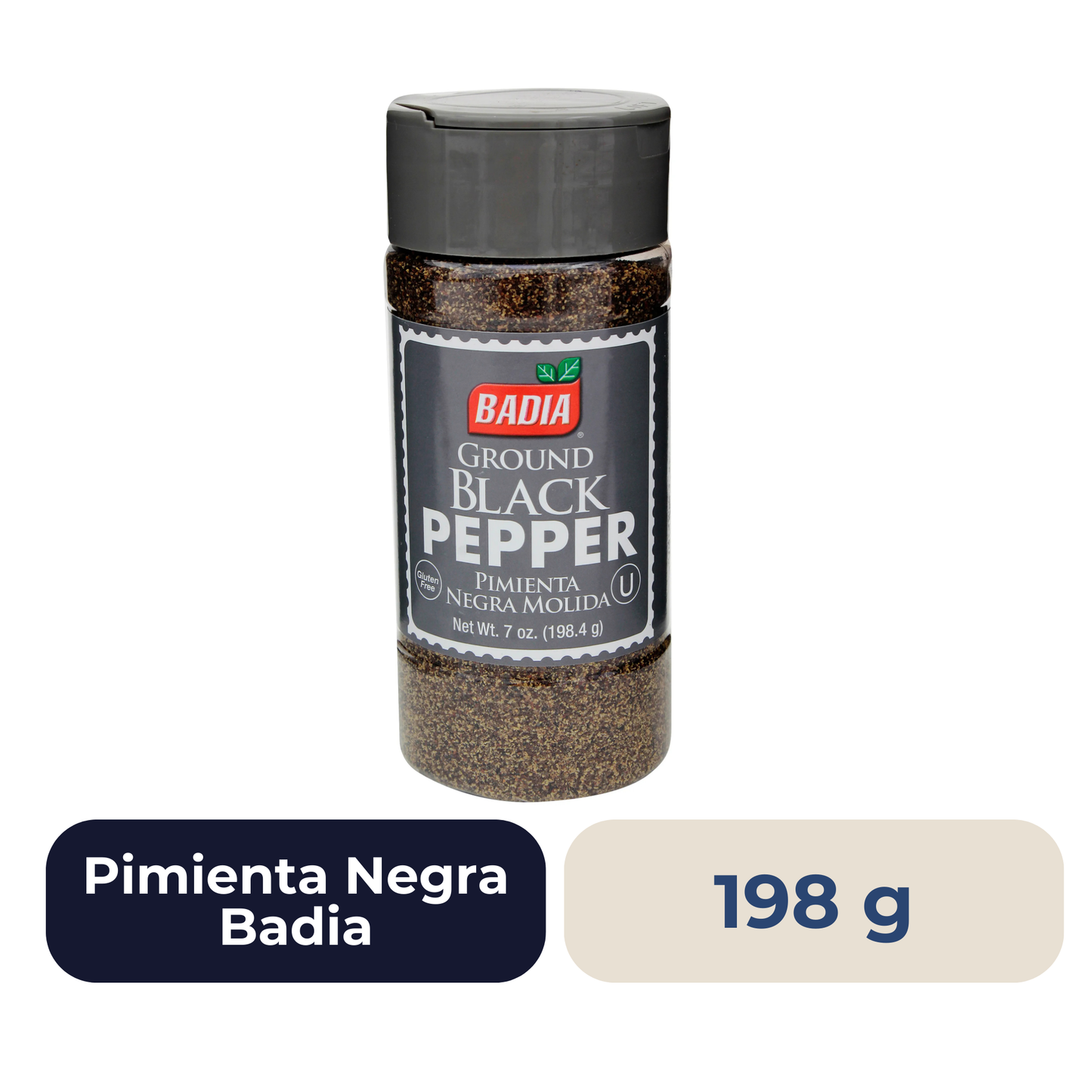 Pimienta Negra Molida Badia Frasco 198 g