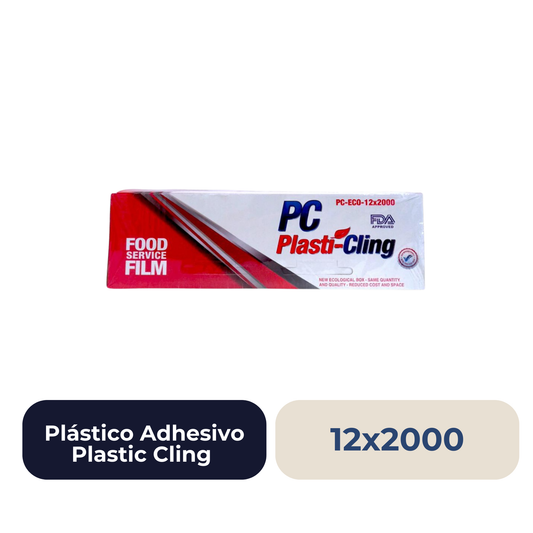 Plástico Adhesivo Plastic Cling 12x2000