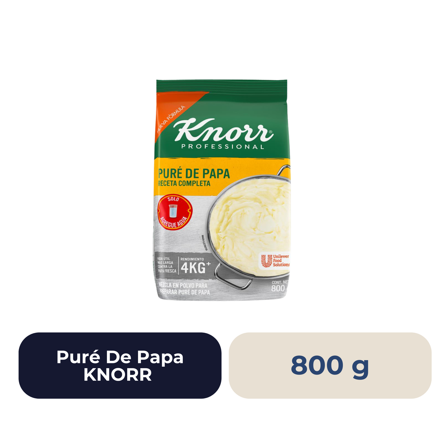 Puré De Papa KNORR 800 Gramos