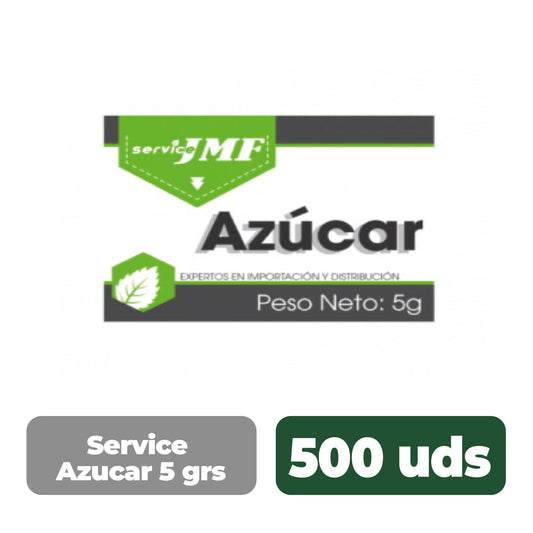 Azucar SERVICE 500 Unidades de 5 grs